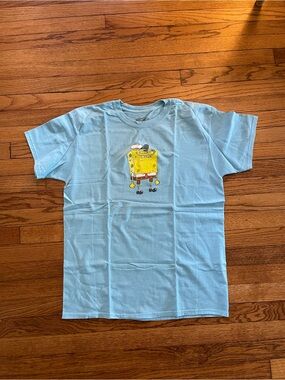 Spongebob Squarepants Mens T Shirt - Standing Proud Big Smile Meme Image